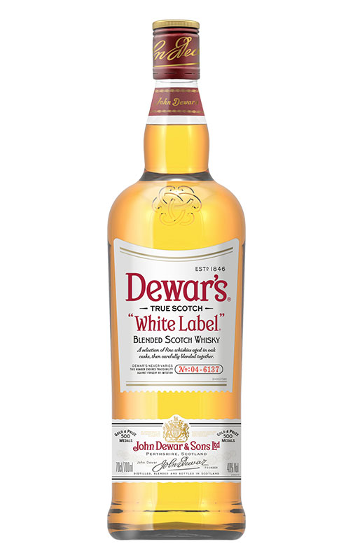 Whisky Dewar's white label