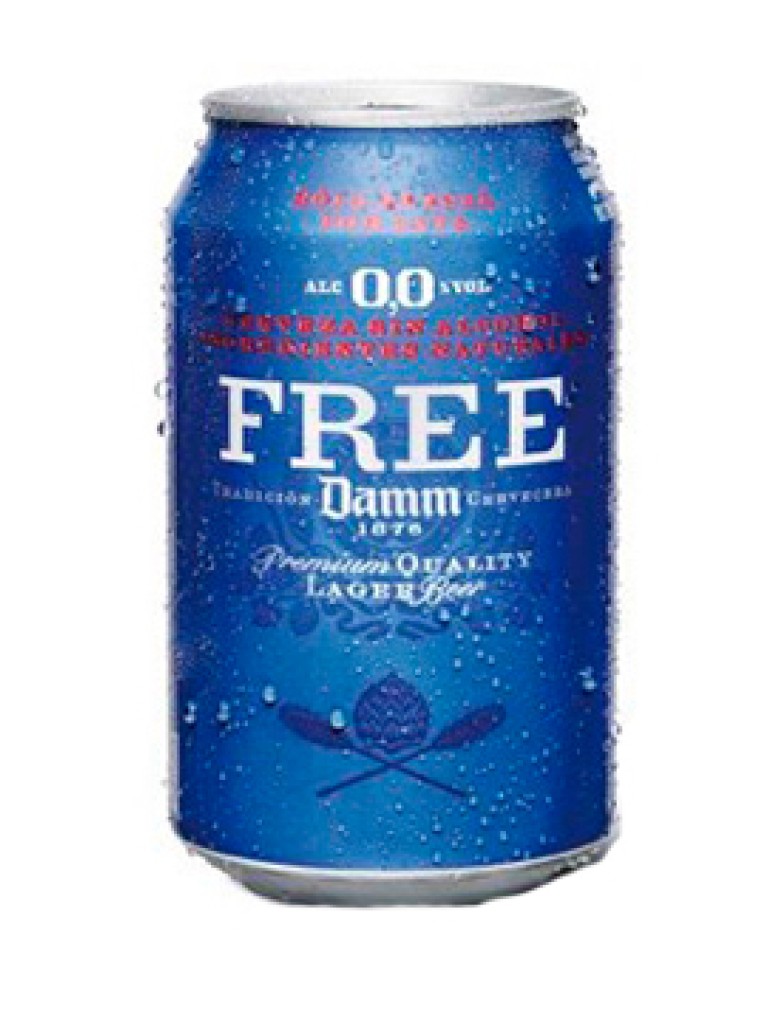 Cerveza Free Damm Lata