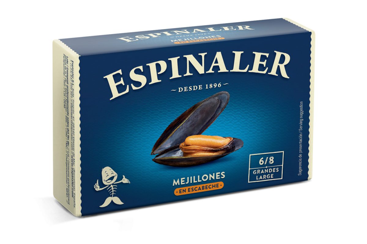 Mejillones Escabeche Espinaler 10/12